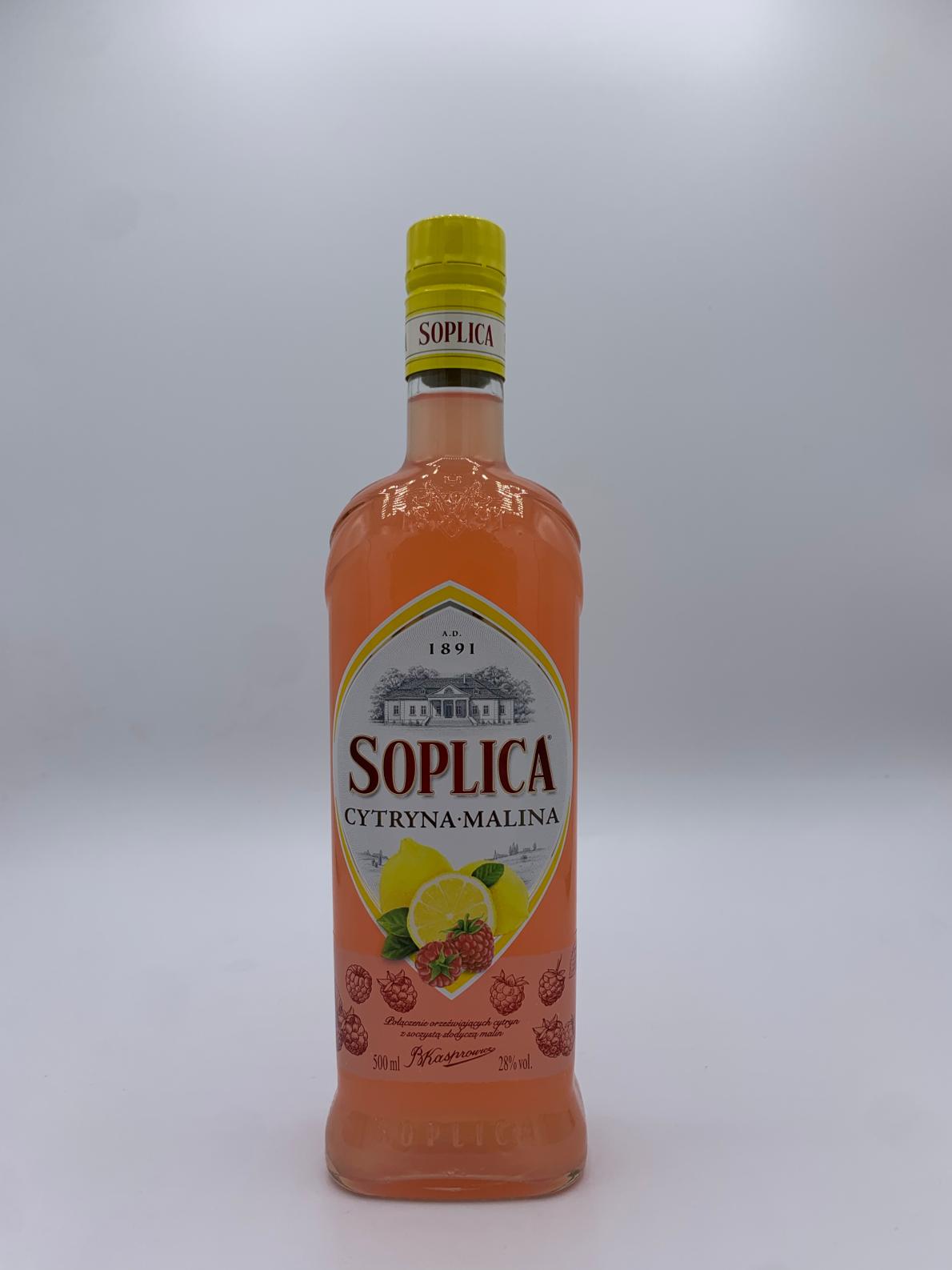 Vodka Soplica citron framboise